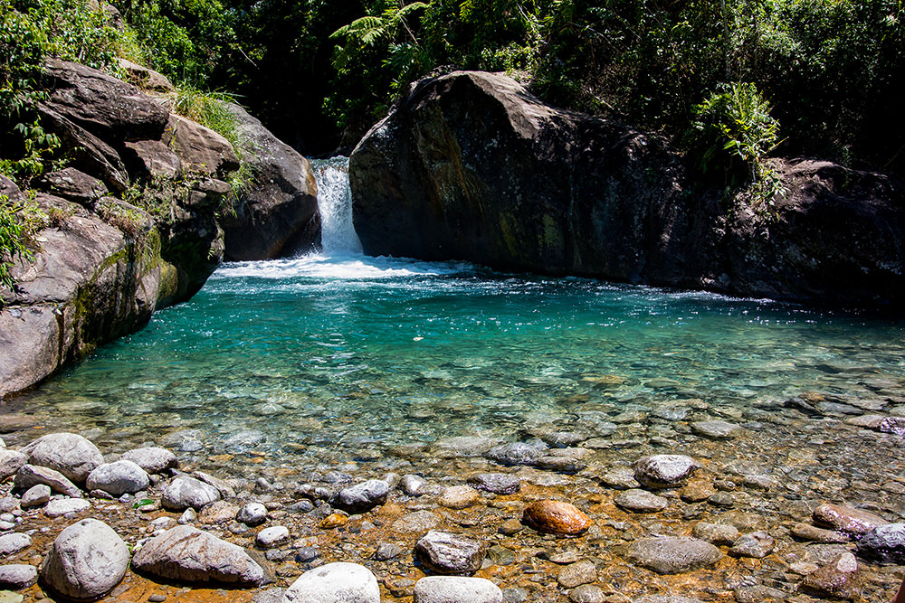 Cachoeira e poço da Pedreira em Lavrinhas